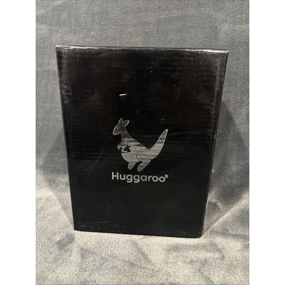 NIB Huggaroo Microwavable Neck and‎ Shoulder Wrap Heating Pad Unscented- Black